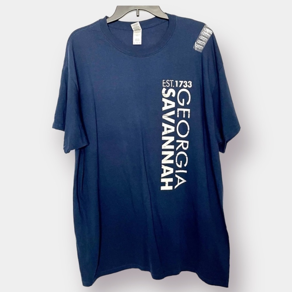 NEW Savannah Georgia Navy Blue Shirt Size XL Men's